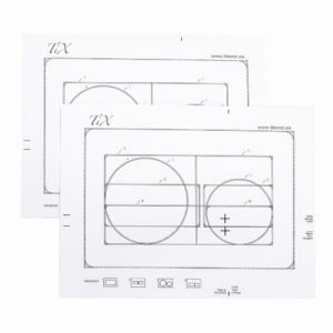 Kleebised plaadilõikamise harjutamiseks Geberit/Tece/Grohe 2tk